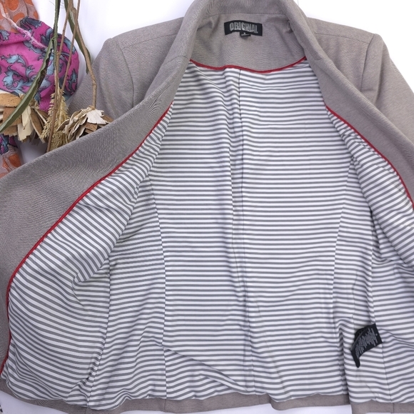 Orignal Nicole Miller Gray Blazer Sz S - Picture 3 of 10